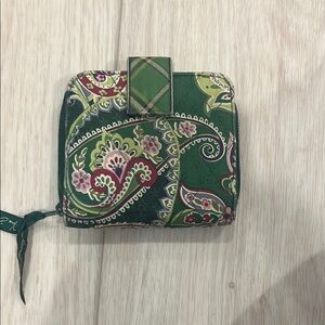 Green Paisley Women's Wallet